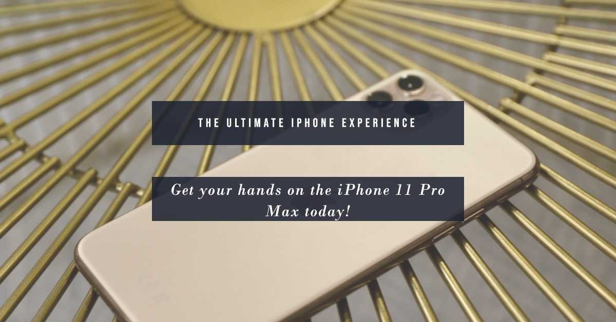 iPhone 11 Pro Max