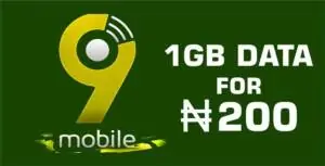 How To Activate 9mobile 200 for 1GB for 3-7 days in 2022