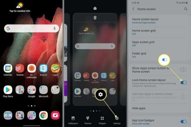 How To Unlock Home Screen Layout In Samsung S8 S9 S10 S20 And S21 Latest Tech Gist