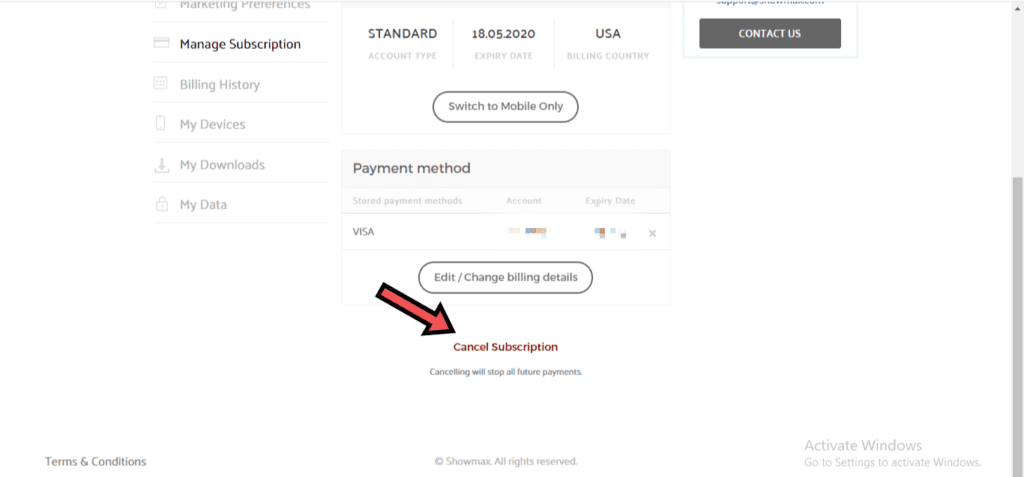 How To Unsubscribe From Showmax, how to cancel showmax via dstv, how to cancel showmax on dstv self service