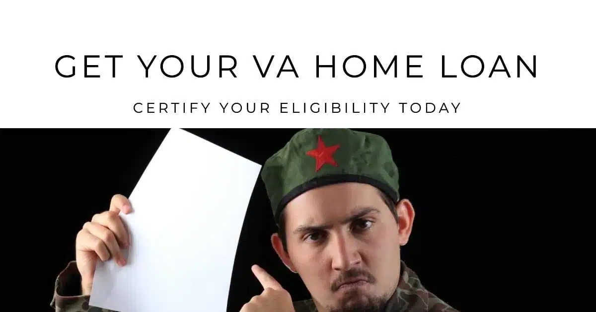 VA Housing Loan Certification Of Eligibility