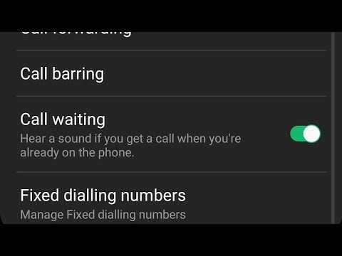 How To Activate Call Waiting In Samsung A31