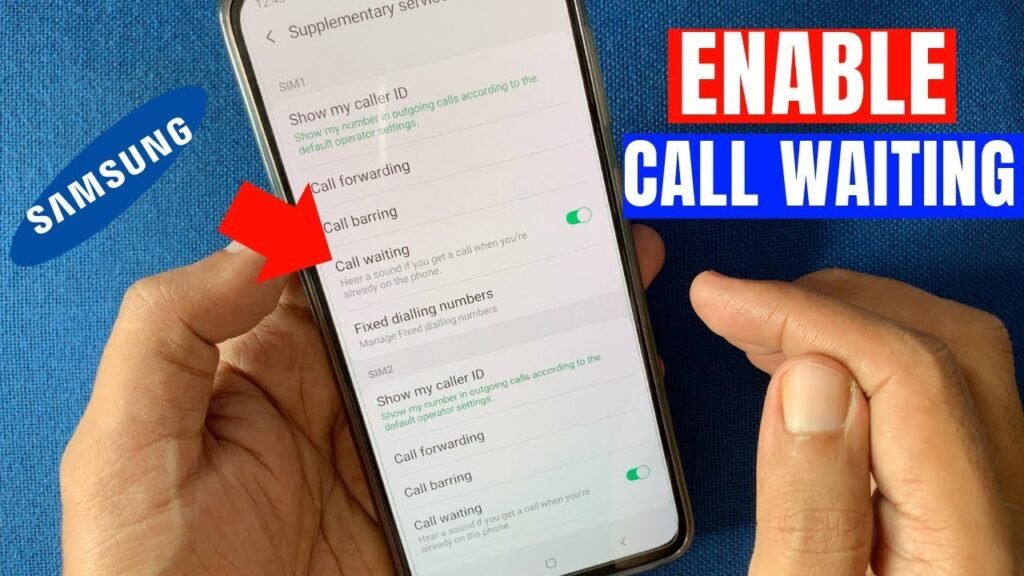 How To Activate Call Waiting In Samsung A71
