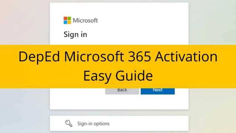 How do I Activate My Deped Account in Microsoft 365?