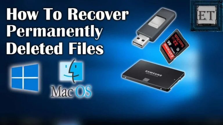 How to Recover Permanently Deleted Files from Windows 7