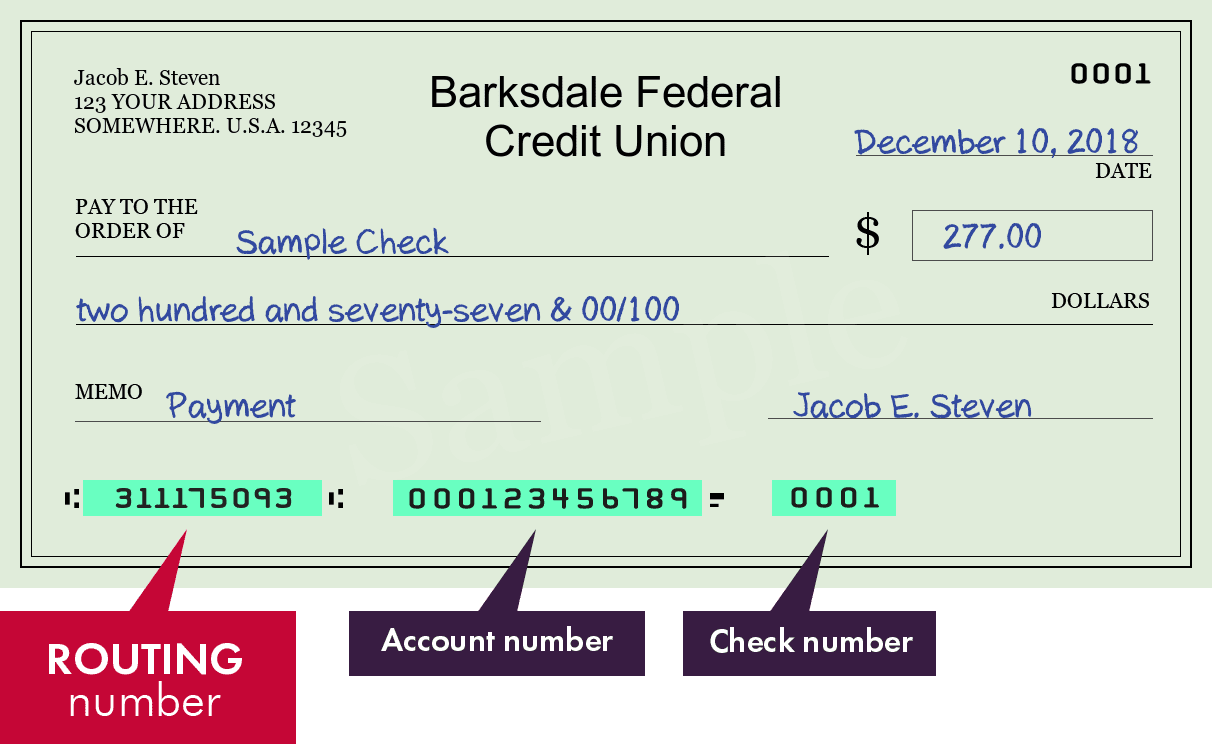 What is Barksdale Federal Credit Union Routing Number?