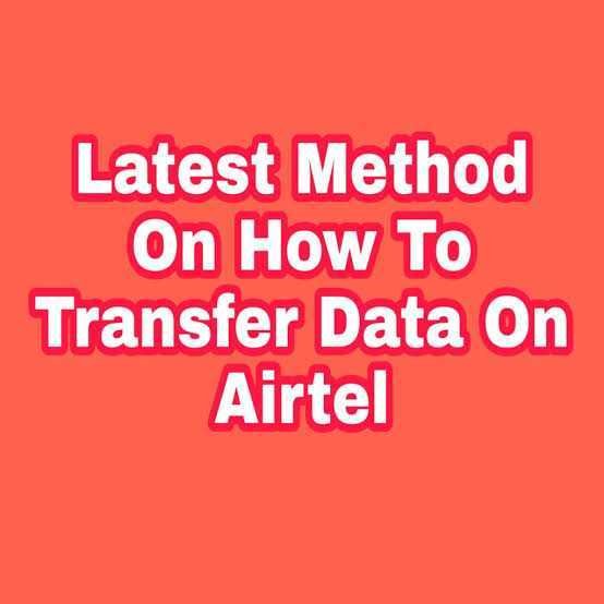 How To Share Airtel Data To Airtel Number