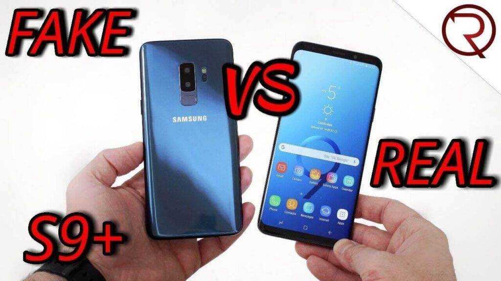 how can you tell a fake Samsung S9