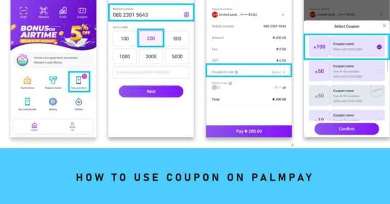 How To Use Coupon On Palmpay