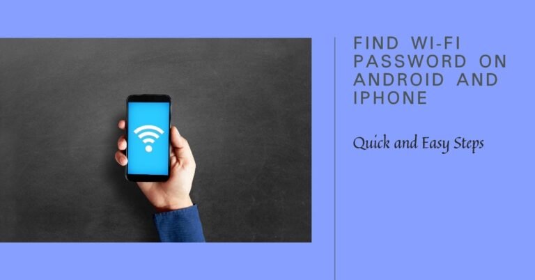 How To Find Hotspot Password On Android Phone and iPhone