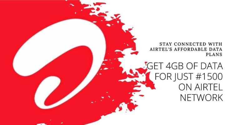How to Get 4gb of data with just #1500 on Airtel network