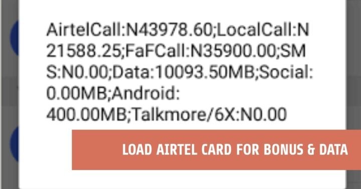 New Airtel Recharge Code – How To Load Airtel Recharge Card For Bonus & Data?