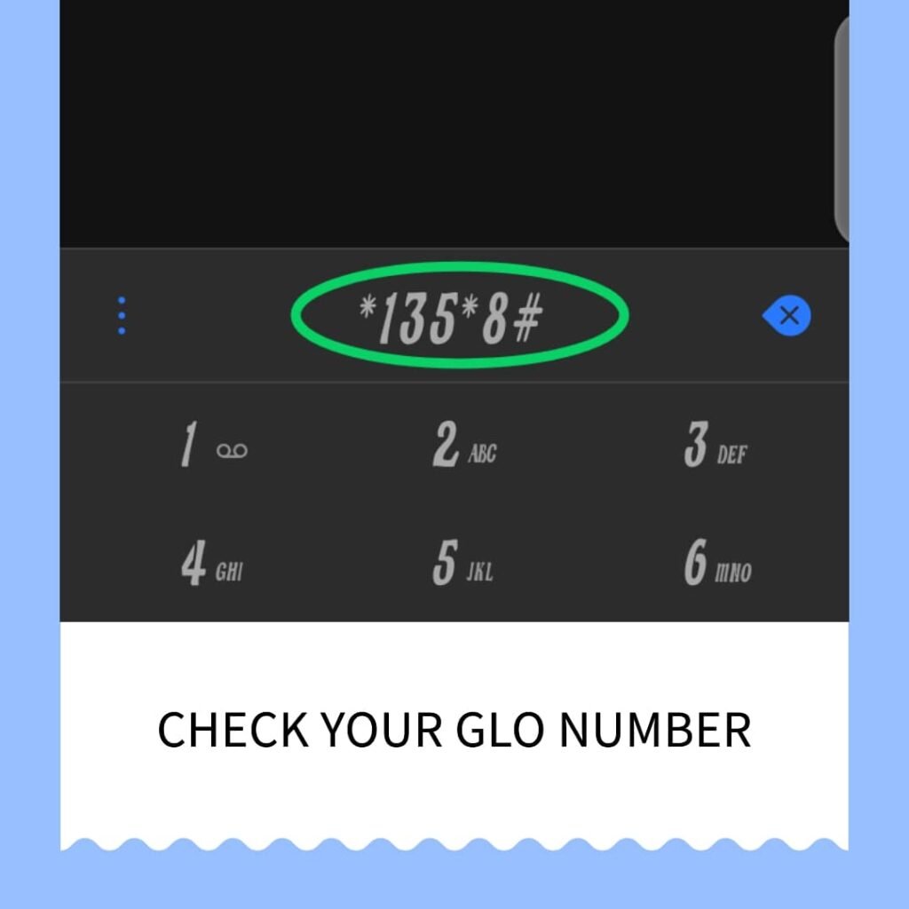 Code To Check GLO Number