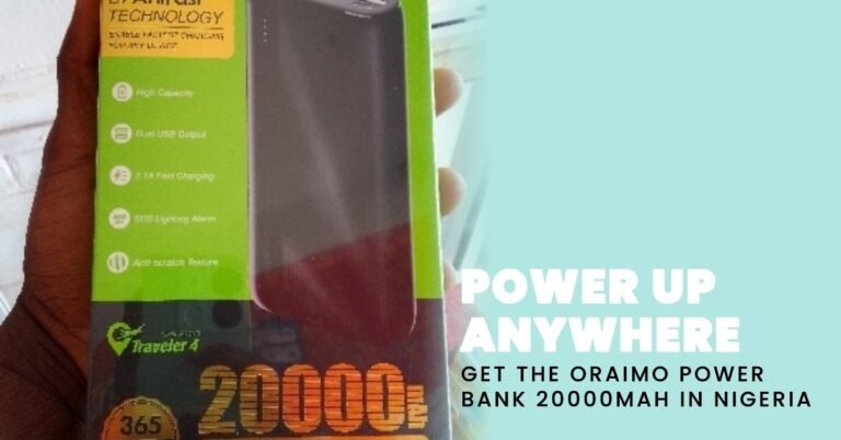 Oraimo Power Bank 20000mah Price In Nigeria