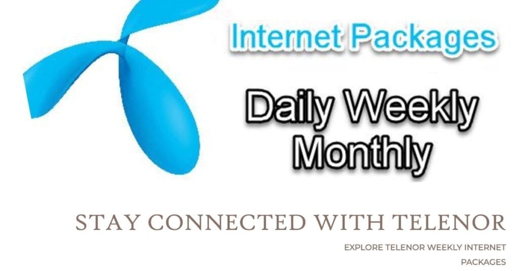 Telenor weekly internet packages