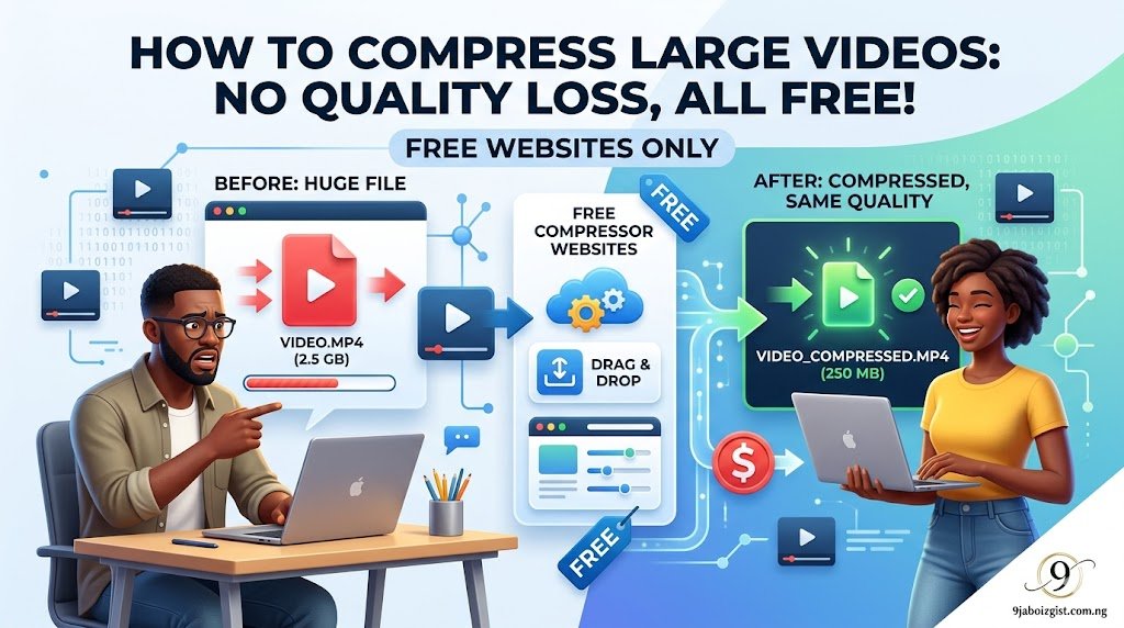 How to Compress a Large Video File Without Losing Quality Using Only Free Websites