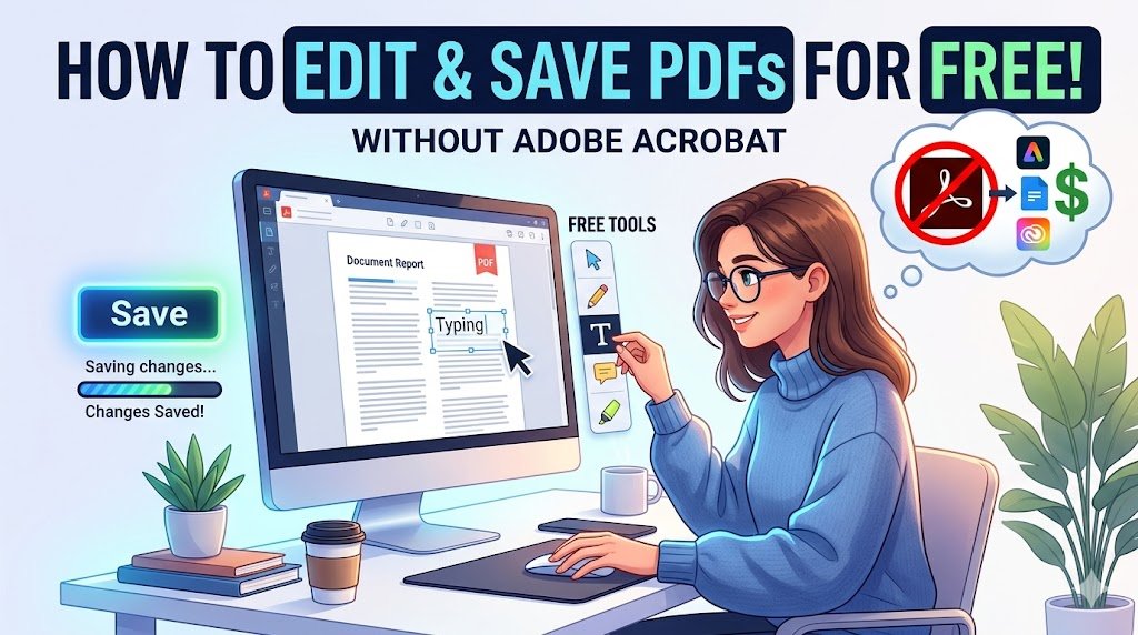 How to Edit a PDF File and Save the Changes for Free Without Adobe Acrobat