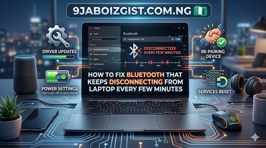 How to Fix Bluetooth That Keeps Disconnecting from Laptop Every Few Minutes