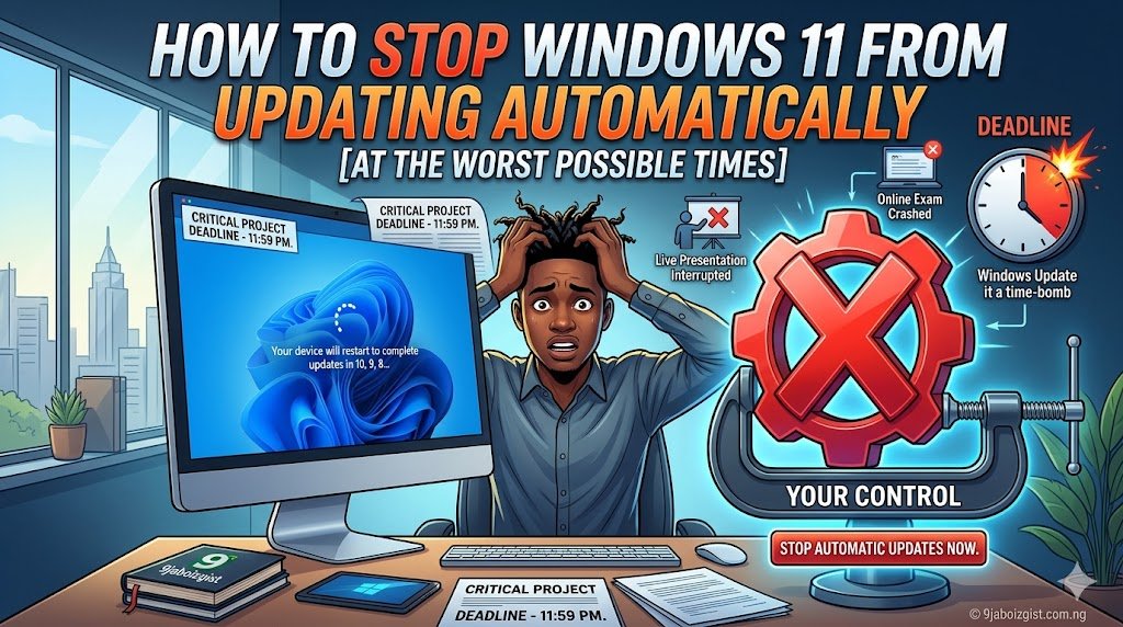 How to Stop Windows 11 from Updating Automatically at the Worst Possible Times