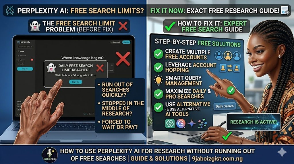 How to Use Perplexity AI for Research Without Running Out of Free Searches