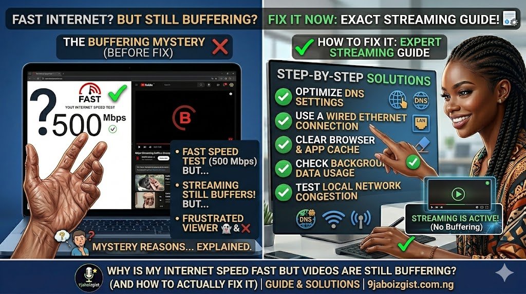Why Is My Internet Speed Fast But Videos Are Still Buffering? (And How to Actually Fix It)