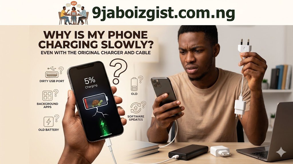 Why Is My Phone Charging Slowly Even With the Original Charger and Cable