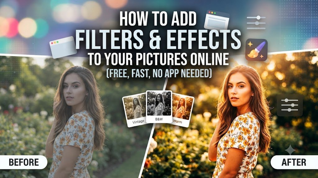 How to Add Filters and Effects to Your Pictures Online (Free, Fast, No App Needed)