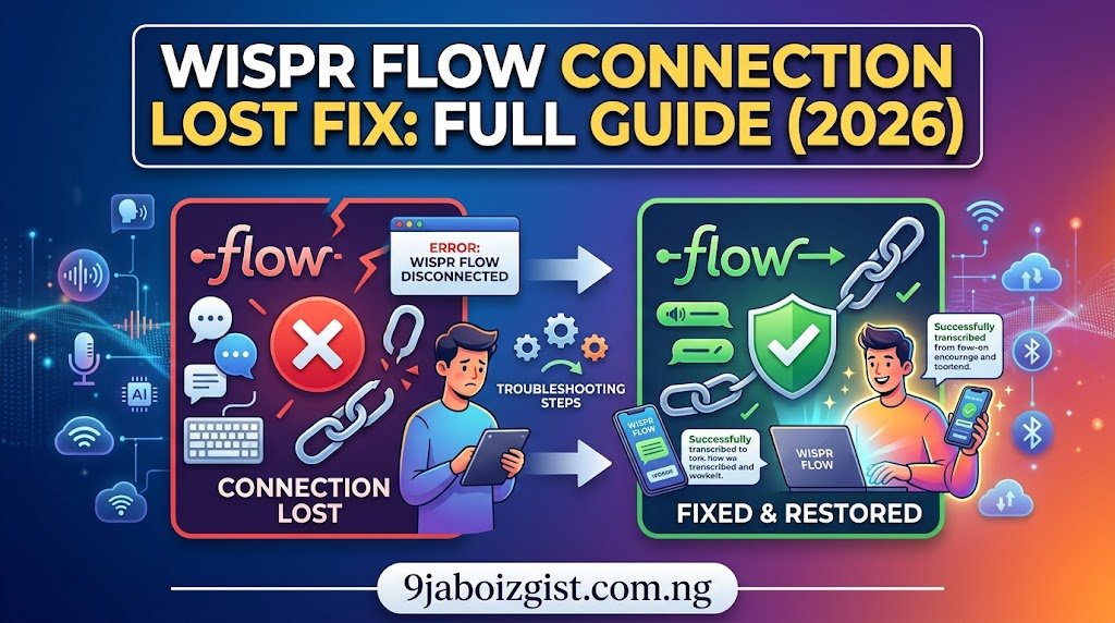 Wispr Flow Connection Lost Fix: Full Guide (2026)