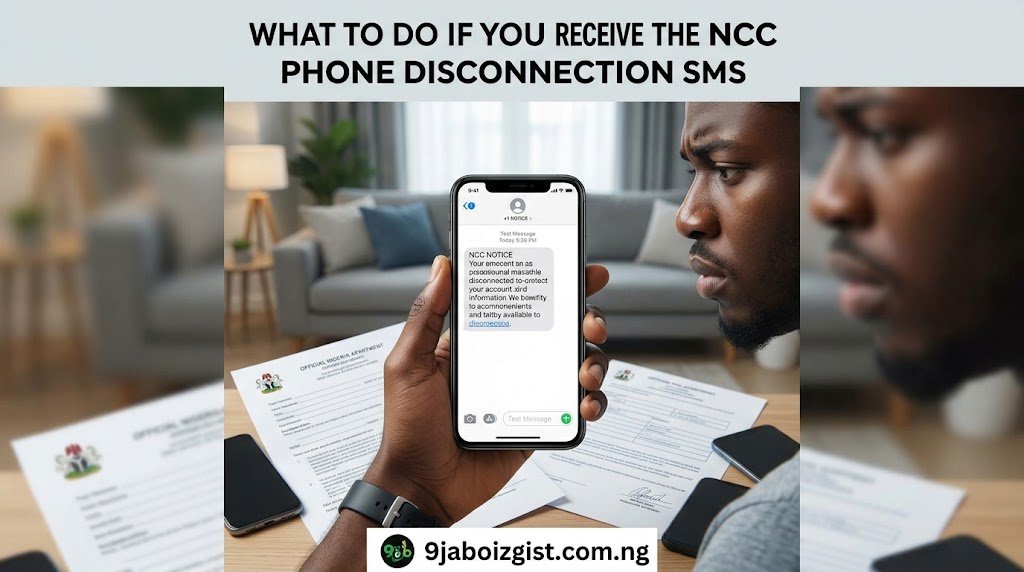 What to Do If You Receive the NCC Phone Disconnection SMS